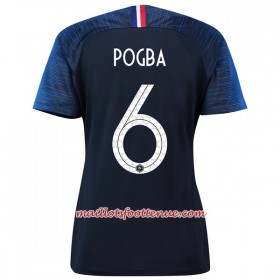Maillot/Tenue France Pogba 6 Femme Domicile Coupe du monde 2018